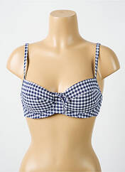 Haut de maillot de bain bleu CYELL pour femme seconde vue