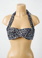 Haut de maillot de bain noir CYELL pour femme seconde vue