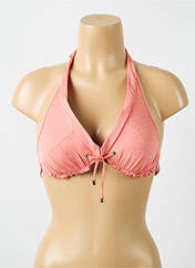 Haut de maillot de bain rose CYELL pour femme seconde vue