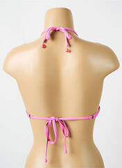 Haut de maillot de bain rose CYELL pour femme seconde vue
