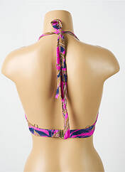 Haut de maillot de bain rose CYELL pour femme seconde vue