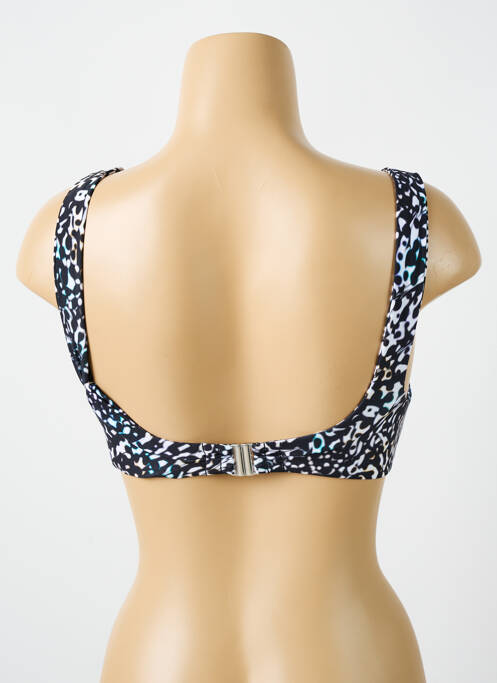 Haut de maillot de bain stretch haut soutien-gorge push-up noir CYELL femme