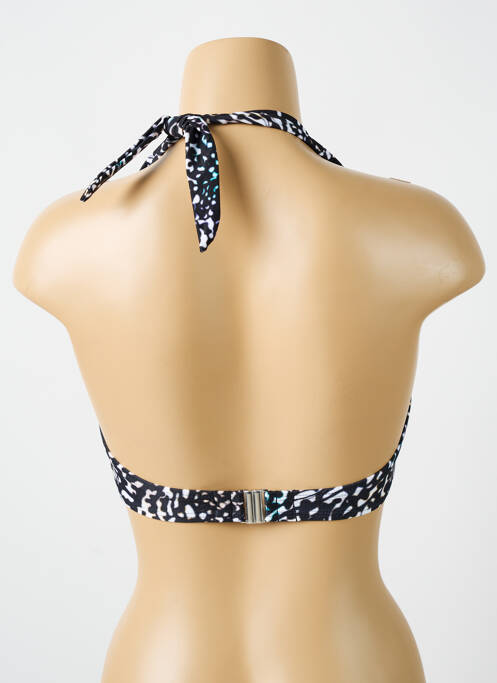 Haut de maillot de bain stretch haut soutien-gorge balconnet noir CYELL femme
