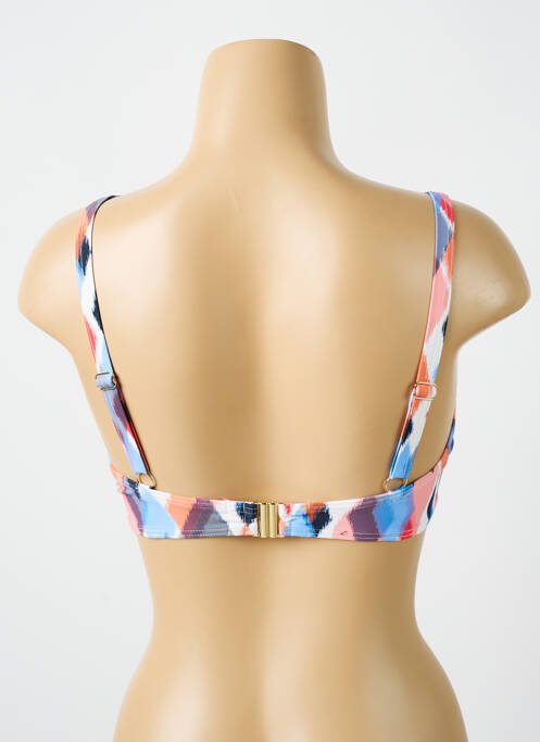 Haut de maillot de bain stretch haut soutien-gorge emboitant bleu CYELL femme