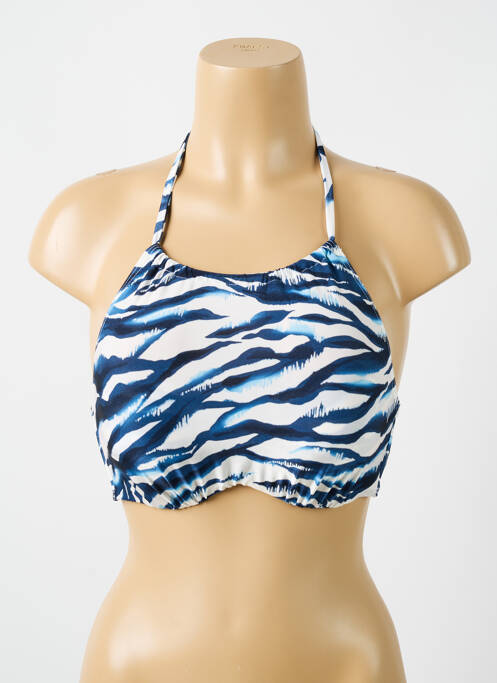 Haut de maillot de bain bleu CYELL pour femme