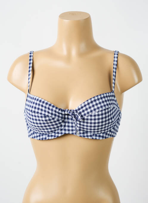 Haut de maillot de bain bleu CYELL pour femme