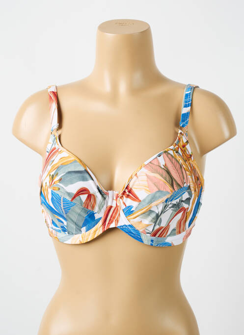 Haut de maillot de bain bleu CYELL pour femme