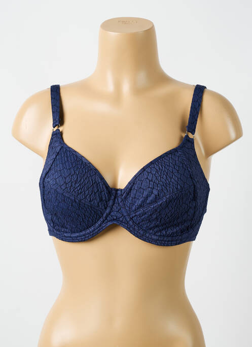 Haut de maillot de bain bleu CYELL pour femme