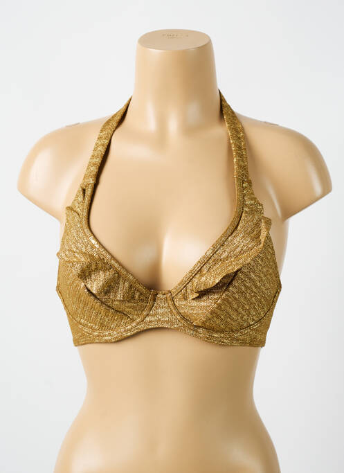 Haut de maillot de bain or CYELL pour femme