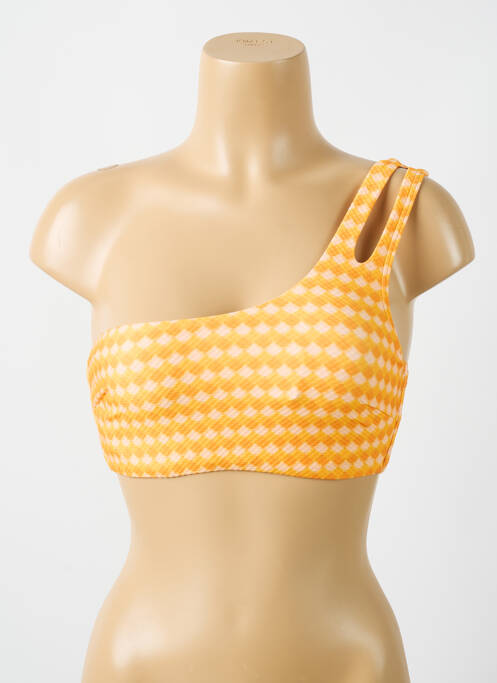 Haut de maillot de bain orange CYELL pour femme