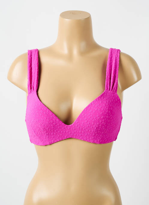 Haut de maillot de bain rose CYELL pour femme