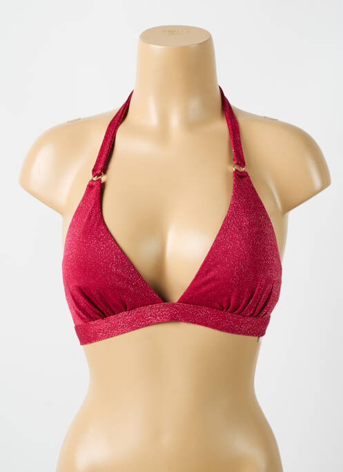 Haut de maillot de bain rouge CYELL pour femme