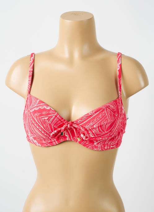 Haut de maillot de bain rouge CYELL pour femme