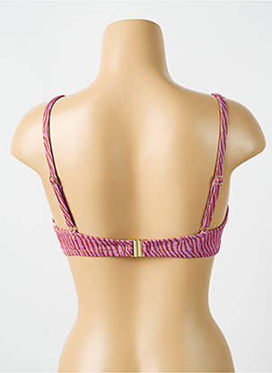 Haut de maillot de bain stretch haut soutien-gorge moulé rose CYELL femme