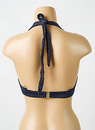 Haut de maillot de bain stretch haut soutien-gorge moulé bleu CYELL femme