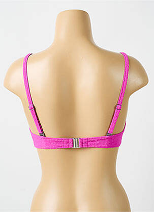 Haut de maillot de bain stretch haut soutien-gorge moulé rose CYELL femme