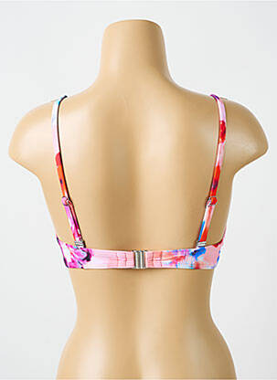 Haut de maillot de bain stretch haut soutien-gorge moulé rose CYELL femme