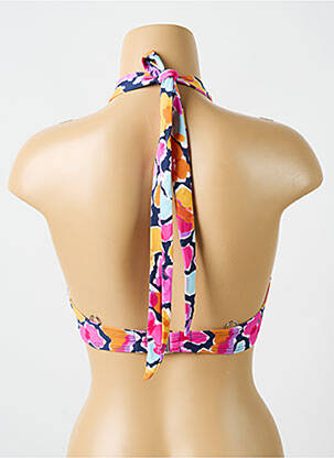 Haut de maillot de bain stretch haut soutien-gorge moulé orange CYELL femme