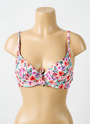Haut de maillot de bain haut soutien-gorge moulé haut soutien-gorge moulé orange CYELL femme
