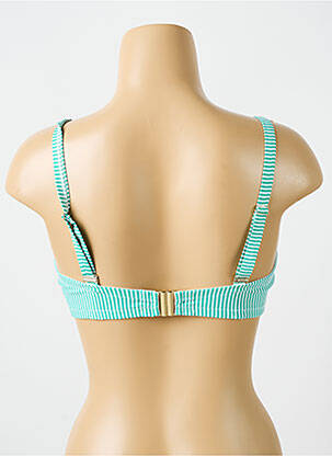 Haut de maillot de bain stretch haut soutien-gorge moulé vert CYELL femme