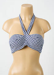 Haut de maillot de bain bleu CYELL pour femme seconde vue