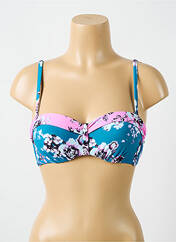 Haut de maillot de bain bleu CYELL pour femme seconde vue