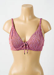 Haut de maillot de bain rose CYELL pour femme seconde vue