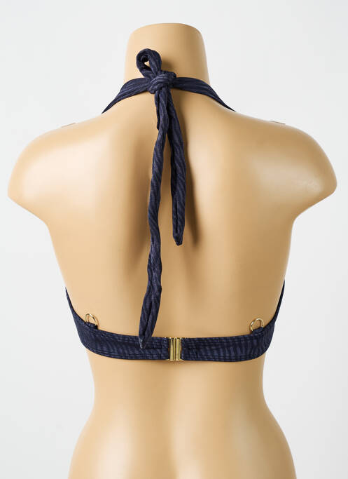 Haut de maillot de bain stretch haut soutien-gorge moulé bleu CYELL femme