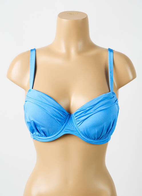 Haut de maillot de bain bleu CYELL pour femme