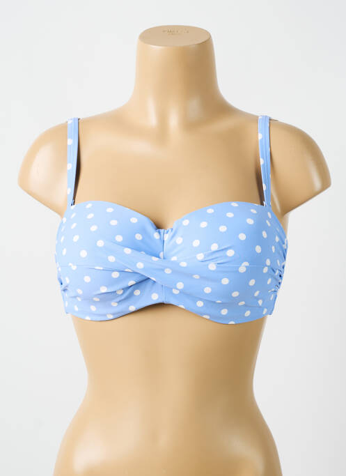 Haut de maillot de bain bleu CYELL pour femme