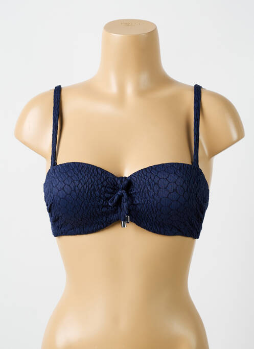 Haut de maillot de bain bleu CYELL pour femme