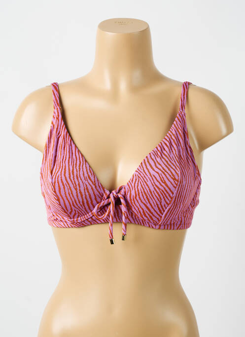 Haut de maillot de bain rose CYELL pour femme