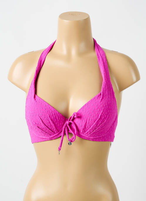 Haut de maillot de bain rose CYELL pour femme