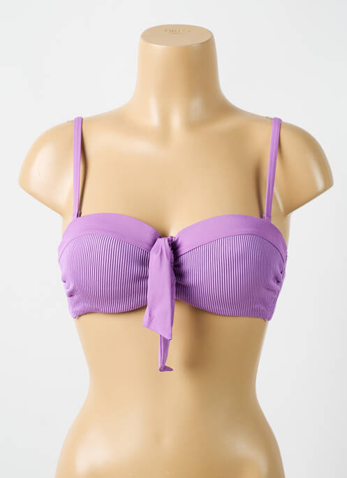 Haut de maillot de bain violet CYELL pour femme