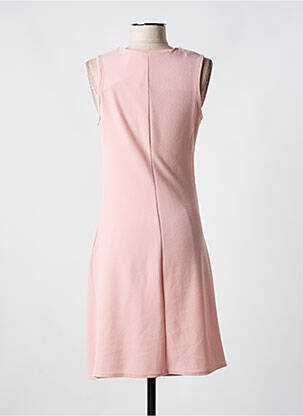 Robe mi-longue sans manche sans manche rose ROMEO POUR JULIETTE femme