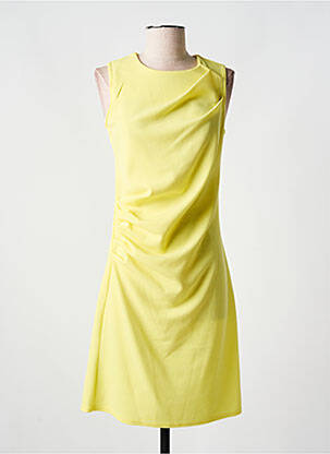 Robe mi-longue sans manche sans manche jaune ROMEO POUR JULIETTE femme