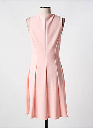 Robe mi-longue sans manche sans manche rose ROMEO POUR JULIETTE femme
