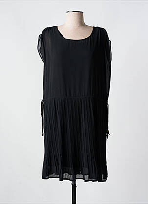 Robe courte sans manche sans manche noir ESPERANCE femme