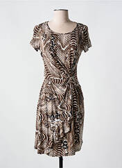 Robe mi-longue marron ROMEO POUR JULIETTE pour femme seconde vue