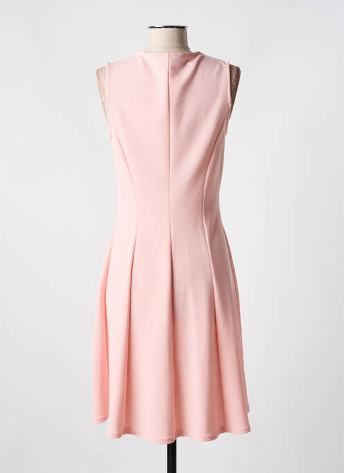 Robe mi-longue sans manche sans manche rose ROMEO POUR JULIETTE femme