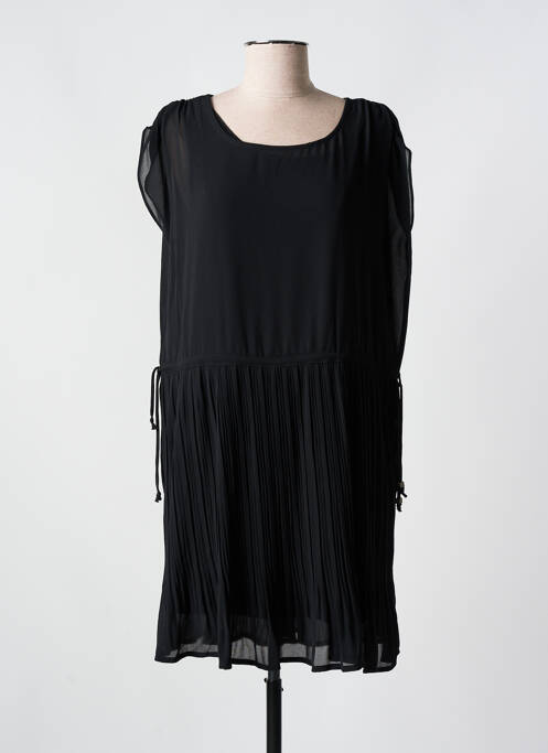 Robe courte sans manche sans manche noir ESPERANCE femme