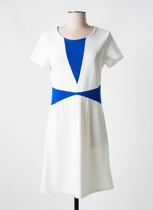 Robe mi-longue blanc ROMEO POUR JULIETTE pour femme