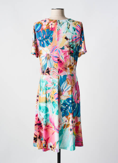 Robe mi-longue bleu ROMEO POUR JULIETTE pour femme