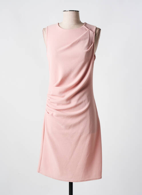 Robe mi-longue rose ROMEO POUR JULIETTE pour femme