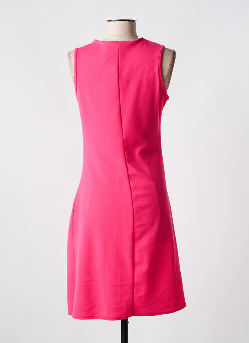 Robe mi-longue rose fonce ROMEO POUR JULIETTE pour femme