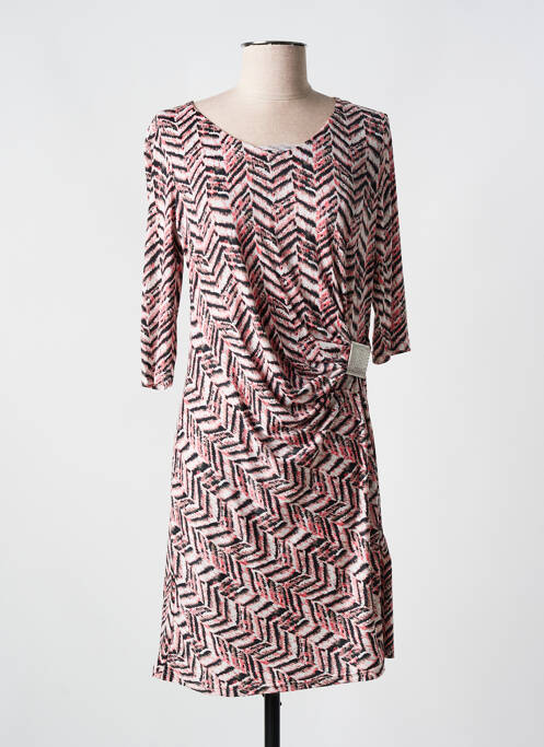 Robe mi-longue rose ROMEO POUR JULIETTE pour femme