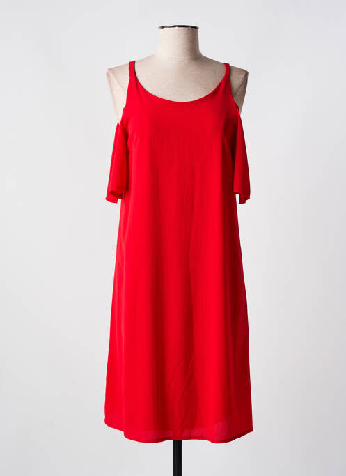 Robe mi-longue rouge ROMEO POUR JULIETTE pour femme