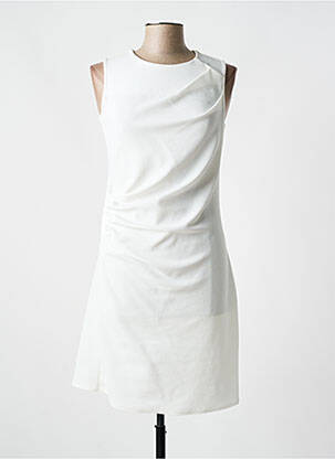 Robe mi-longue sans manche sans manche blanc ROMEO POUR JULIETTE femme