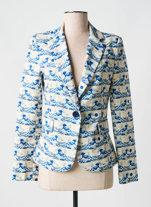 Blazer bleu HIPPOCAMPE pour femme