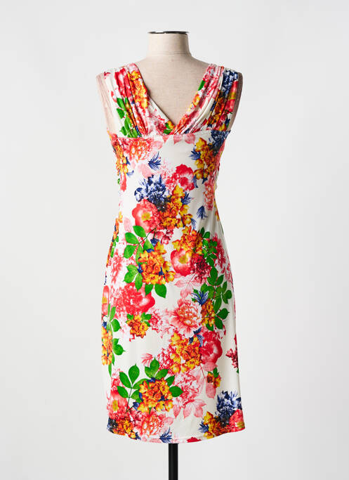 Robe mi-longue beige ROMEO POUR JULIETTE pour femme